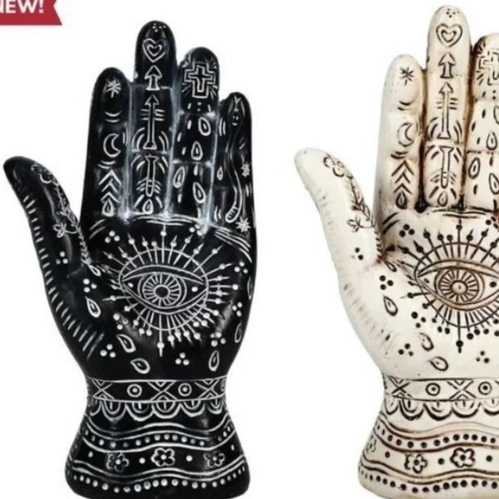 2 Pack~Small Gypsy Tarot Card Hamsa Hands All Season Decor~BEST SELLER!